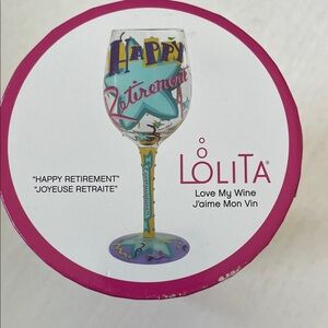 Lolita Colorful Celebration Wine Glass